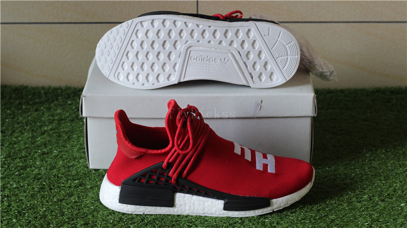human race red adidas